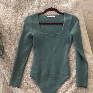 Abercrombie & Fitch Teal Ribbed Top
